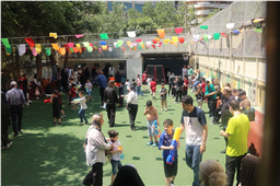 ایونت شاد آب‌ بازی دانش‌ آموزان در دبستان علامه طباطبایی واحد ونک